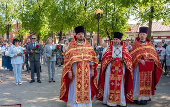 Торжества посвящённые основателю города Борисова Полоцкому князю Борису Всеславичу