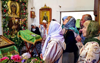 Престольный праздник в Ксениевском монастыре