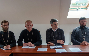 Встреча с абитуриентами, поступающими в духовные учебные заведения