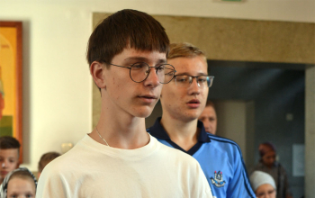 Молебен на начало учебного года в храме Рождества Христова