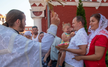 Праздник Преображения в кафедральном соборе Воскресения Христова
