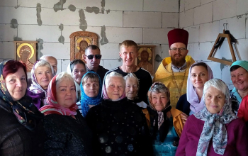 Первая Литургия в аг. Неманица