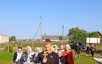 Первая Литургия в аг. Неманица