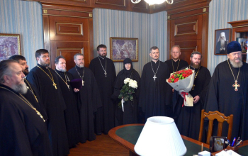 Поздравление Митрополита Минского и Заславского Вениамина с днём его 55-летия