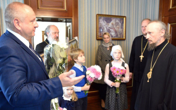 Поздравление Митрополита Минского и Заславского Вениамина с днём его 55-летия