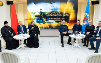 Протоиерей Игорь Васько на премьерном показе документального фильма «Беларусь. Обретение веры»