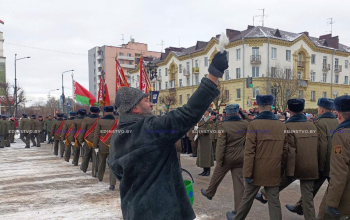 Протоиерей Георгий Тюхлов на принятия Военной присяги 