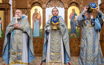 Престольный праздник одного из приделов кафедрального собора