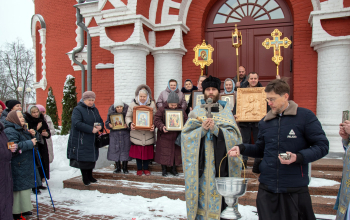 Престольный праздник одного из приделов кафедрального собора