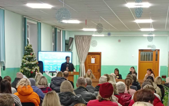 Родительское собрание в СШ№3 с участием иерея Артемия Щербицкого