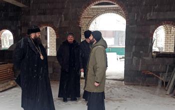 Строящийся храм Преображения Господня г. Жодино