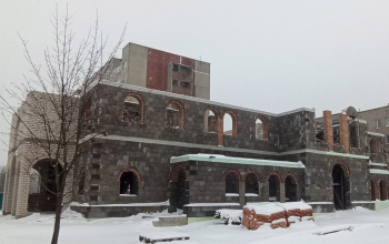 Строящийся храм Преображения Господня г. Жодино