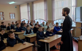 Беседа с учащимися СШ №9
