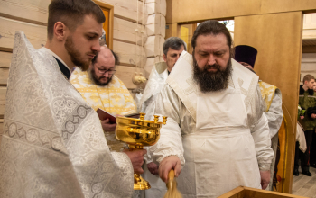 Освящение храма в честь святого Димитрия Солунского