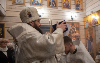 Освящение храма в честь святого Димитрия Солунского