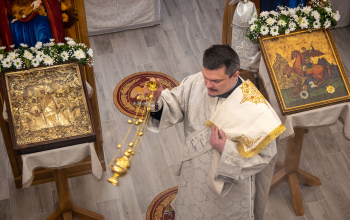Освящение храма в честь святого Димитрия Солунского
