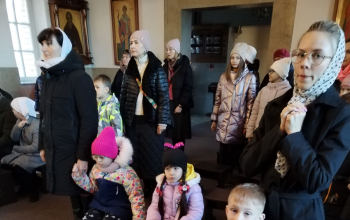 Детская Божественная литургия в храме Рождества Христова
