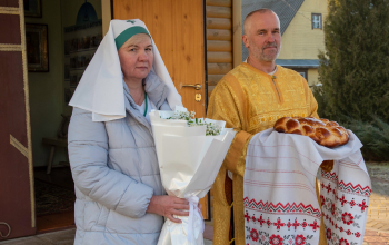 Божественная литургия в храме святителя Николая Чудотворца г. Крупки