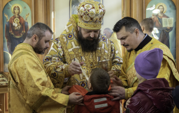 Божественная литургия в храме святителя Николая Чудотворца г. Крупки