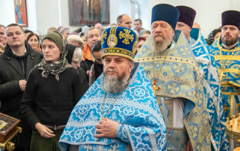 Ковчег с частицей Пояса Пресвятой Богородицы доставлен в кафедральный собор