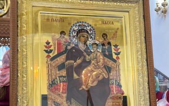 Ковчег с частицей Пояса Пресвятой Богородицы доставлен в кафедральный собор
