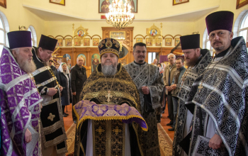 Литургия Преждеосвященных Даров в Крупках