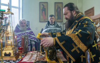 Литургия Преждеосвященных Даров в Крупках
