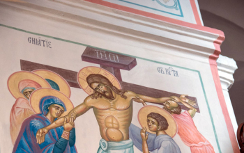 Презентация росписи алтарной части придела кафедрального собора Воскресения Христова