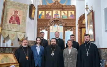 Презентация росписи алтарной части придела кафедрального собора Воскресения Христова