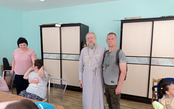 Иерей Александр Лукьянович посетил отделение дневного пребывания инвалидов