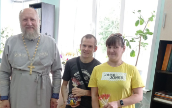 Иерей Александр Лукьянович посетил отделение дневного пребывания инвалидов