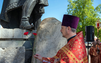 Торжества посвящённые основателю города Борисова Полоцкому князю Борису Всеславичу