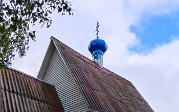 Божественная литургия в храме-часовне в честь мч. Иоанна Воина