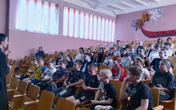 Беседа с учащимися в СШ № 22