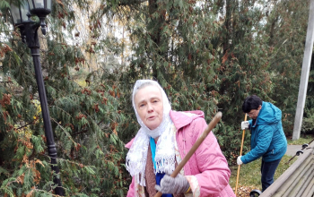 Субботник в храме Рождества Христова