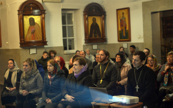 Встреча с библеистом В.А. Андросовой в храме Рождества Христова