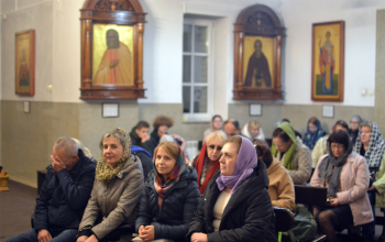 Встреча с библеистом В.А. Андросовой в храме Рождества Христова