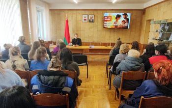 Встреча трудового коллектива ОАО «Экран» с иереем Артемием Щербицким