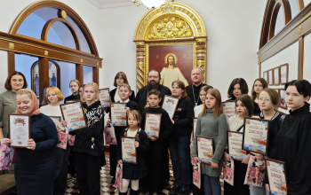 Награждение участников конкурса «Красота Божьего мира» и конкурса работ, посвящённых 150-летию кафедрального собора г. Борисова и 10-летию  образования Борисовской епархии