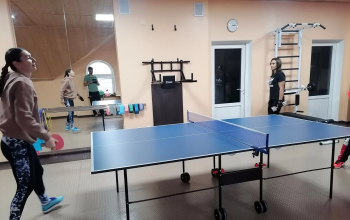 Тренировки в спортивном зале приходского дома