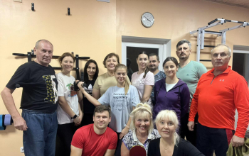 Тренировки в спортивном зале приходского дома