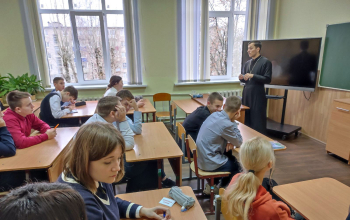 Беседа с учащимися СШ № 11