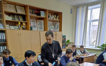 Беседа с учащимися СШ № 11