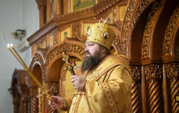 Божественная литургия в храме Рождества Христова в день памяти блгв. вел. кн. Александра Невского