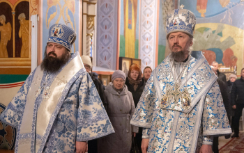 Торжественное богослужение в день почитания Логойской иконы Божией Матери «Знамение»