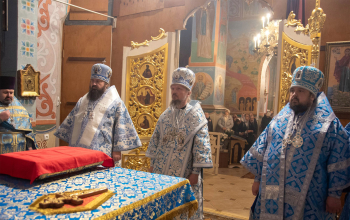 Торжественное богослужение в день почитания Логойской иконы Божией Матери «Знамение»
