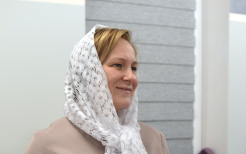 Прихожане храма Рождества Христова поздравили о. Александра с юбилеем