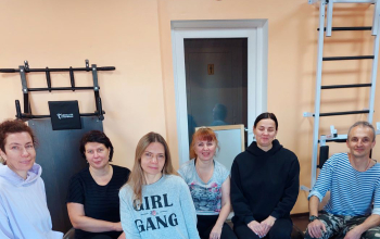 Занятие спортом в спортзале храма Рождества Христова