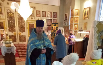 Воспитанники старшей группы детского сада посетили храм святителя Николая Чудотворца