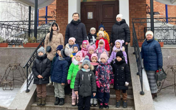 Воспитанники ГУО "Детский сад № 49 г. Борисова" посетили храм Рождества Христова 